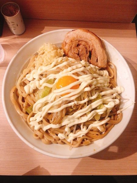 「汁無し」@麺屋 味方の写真