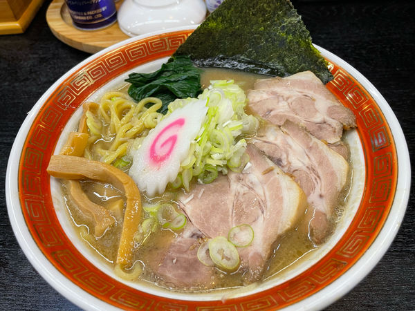 「濃厚中華そば800円」@中華そば 浜田屋 平須店の写真