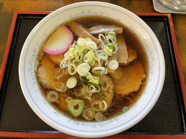「中華そば・チャーシュー820円」@中華そば ふじやの写真
