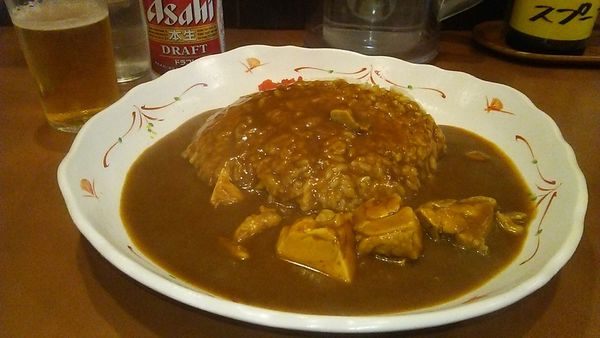 「日本風チキンカレー 720円」@ラホール 外神田店の写真
