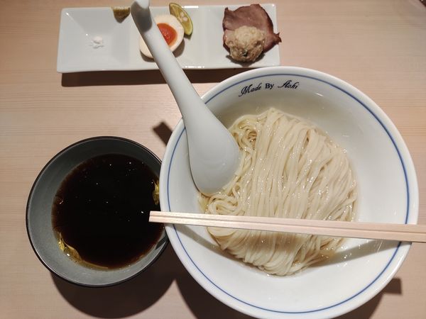 「昆布水つけ麺・黒 990円」@中華蕎麦 あお木 secondの写真