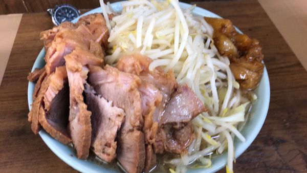 「小豚ダブル」@ラーメン二郎 池袋東口店の写真