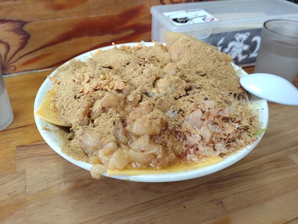 「まぜそば　並　＋魚粉、チーズ」@ハイマウントの写真