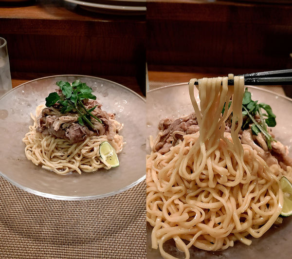 「期間限定『牛ときのこのバター醤油(¥1000)』」@冷やし中華専門店 HiyaChuの写真