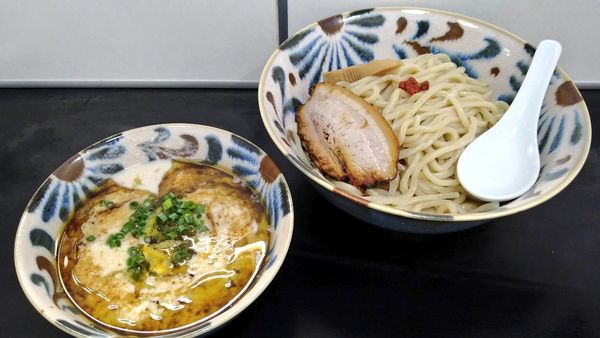 「【限定】鶏ポタつけめん(大)」@自家製麺SHINの写真