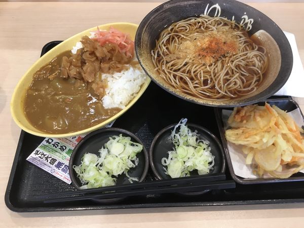 「朝そばカレー390¥)」@ゆで太郎 かすみがうら下稲吉店の写真