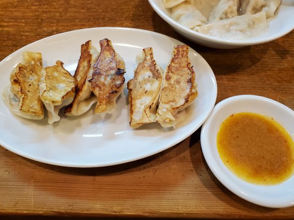 「焼き餃子＋水餃子」@元祖 ぎょうざ苑の写真
