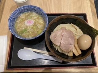 「味玉つけめん 小盛り」@舎鈴 プレナ幕張店の写真