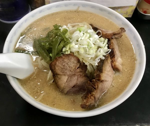「みそラーメン¥750+中盛¥50+チャーシュー4枚¥200」@わかいの写真
