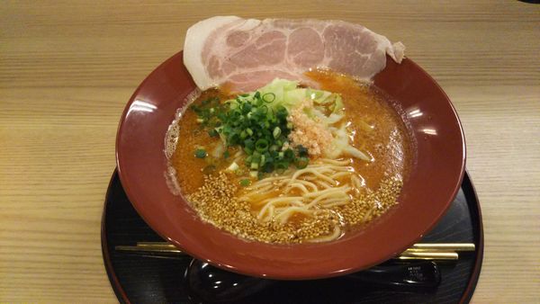 「海老味噌拉麺」@えびそば金行 つくば店の写真