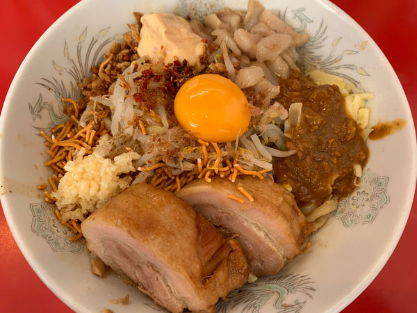 「特製まぜそば極み 全部・豚」@ジャンプの写真