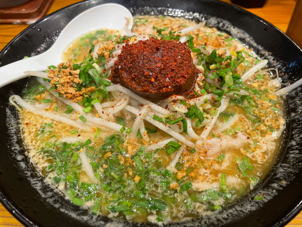 「スタミナチャージ　ドラゴン肉ラーメン」@嵐丸 五反田店の写真