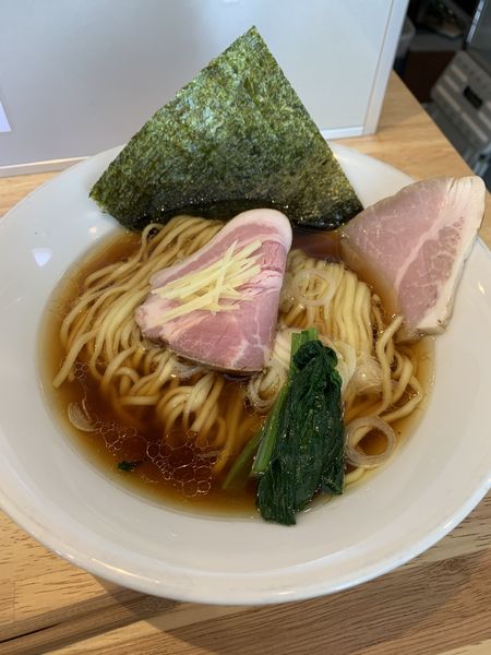 「中華そば醤油 950円 和え玉 100円」@中華そば ひしおの写真