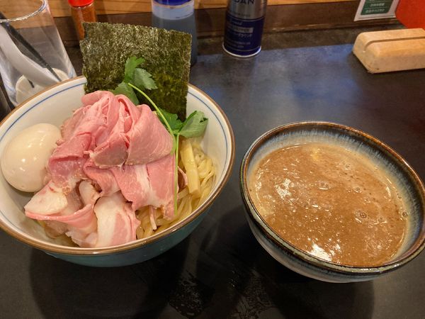 「［平日限定］金笛醤油の濃厚つけそば」@中華そば 四つ葉の写真