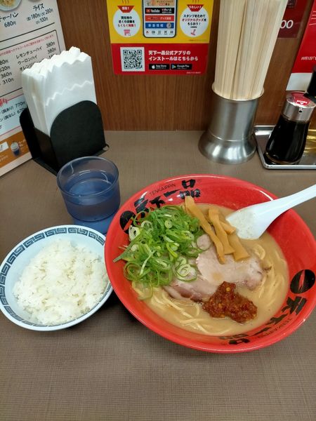 「こってりラーメン ライス」@天下一品 錦糸町店の写真