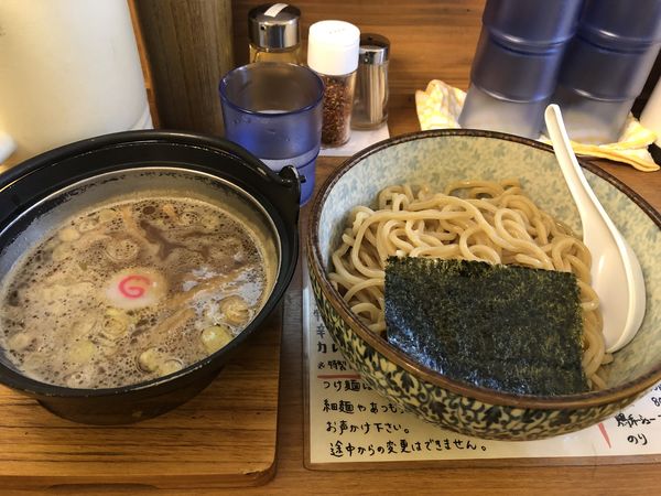 「淡口つけめん（中330g）」@つけめん処 あすなろ食堂の写真