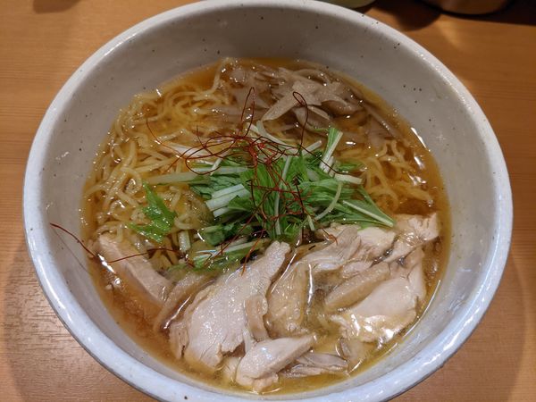 「鶏中華（冷）」@肉そば 鶏中華 最上川の写真