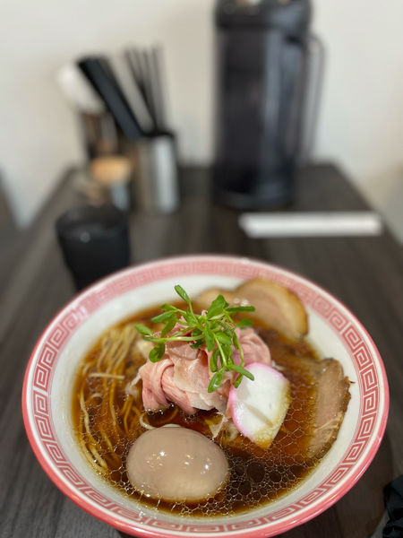 「特上醤油メン 1300円」@ヌードルボウズ n坊の写真