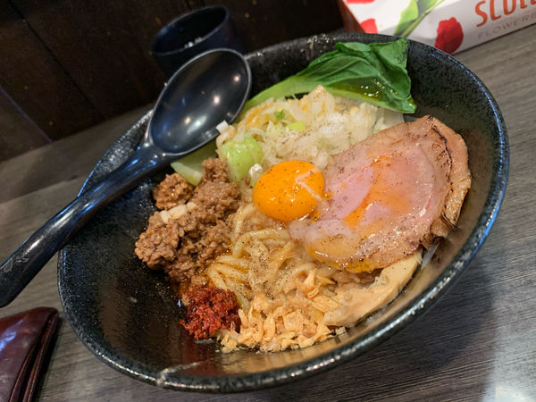 「担担まぜそば」@つけ麺 陽の写真