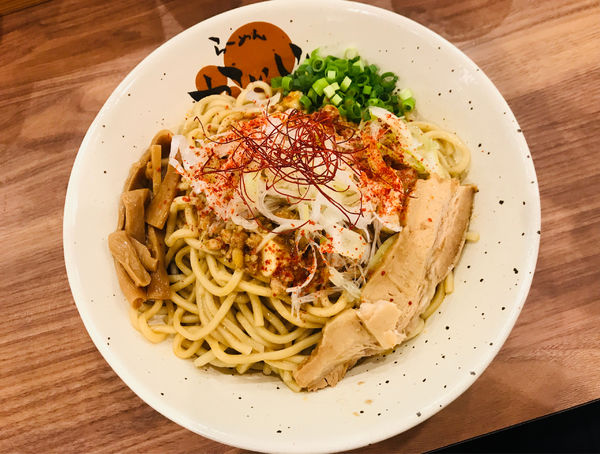 「【限定】麻婆カレー油そば 大」@らーめんかいじ 愛宕橋店の写真