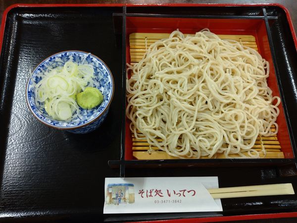 「もりそば（590円）」@そば処 いってつの写真