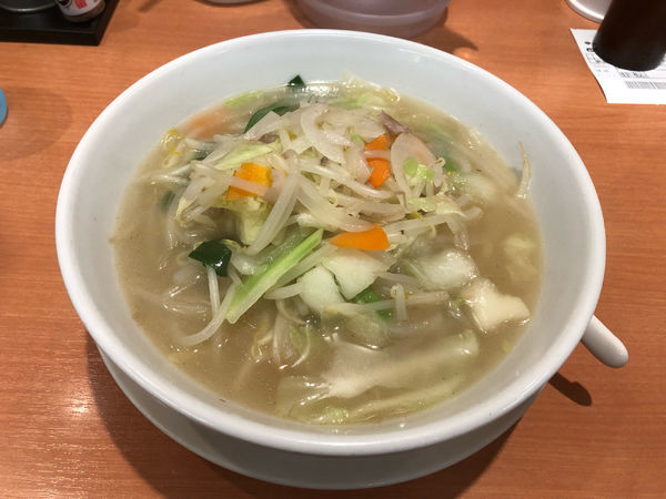 「野菜たっぷりタンメン」@日高屋 西新宿1丁目店の写真