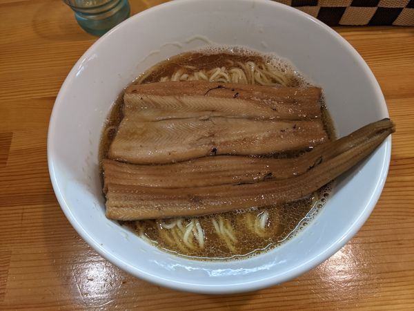 「【限定】穴子のらーめん」@ラーメン大木戸の写真