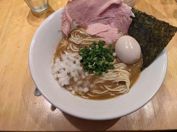 「濃厚海老煮干しそば」@麺屋 まほろ芭の写真