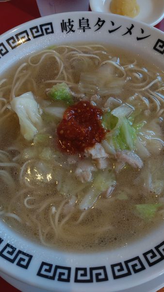 「岐阜タンメン3辛」@岐阜タンメン 岐阜本店の写真