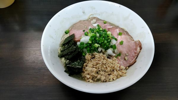 「濃厚煮干しまぜそば＋和え玉」@三和 中華ソバ店の写真