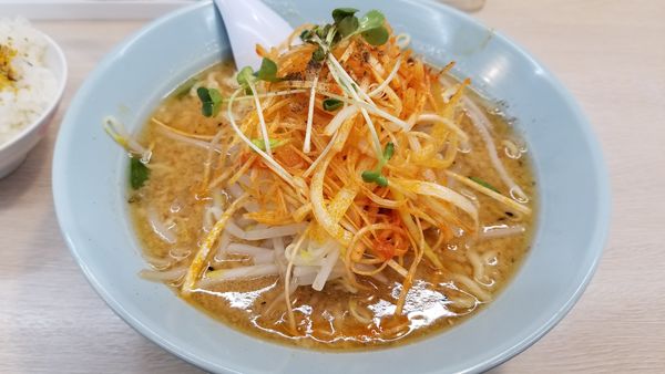 「ねぎみそ」@くるまやラーメン 松本渚店の写真