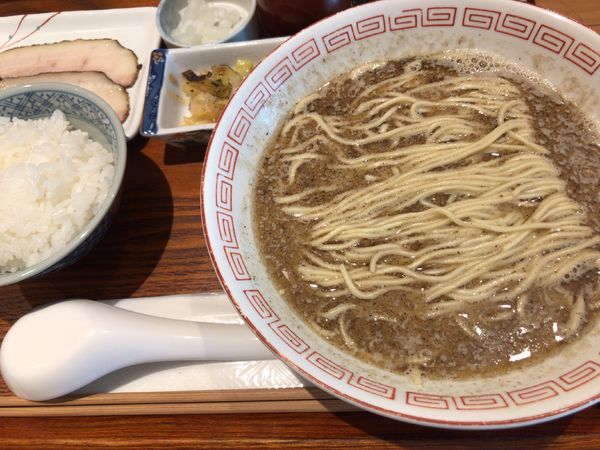 「鯖（さば）定食」@炭火焼濃厚中華そば 海富道の写真
