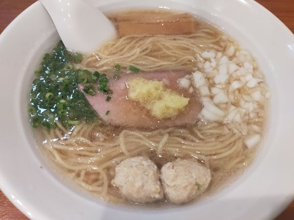 「限定　背脂生姜ラーメン」@中華そば 七麺鳥の写真