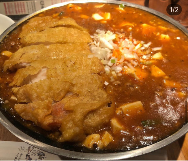 「全とろ麻婆麺　＋パイコー」@新潟 三宝亭東京ラボ 中目黒店の写真