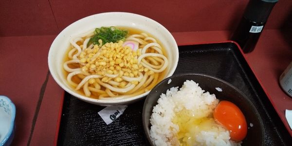 「朝食セット（卵かけごはん）」@潮屋 梅田店の写真