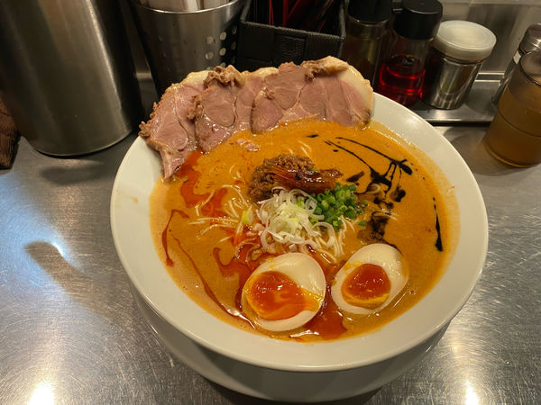 「海老寿久担々麺」@麺屋 愛心 TOKYO 町屋店の写真