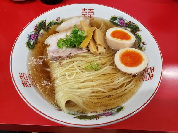 「中華そば　煮卵」@中華そば 竹千代の写真