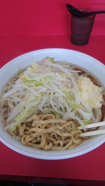 「小ラーメン（ニンニク）」@ラーメン二郎 茨城守谷店の写真