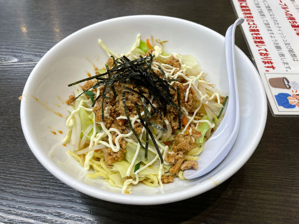 「まぜそば+ ジャンボギョーザ」@東京亭 昭島店の写真