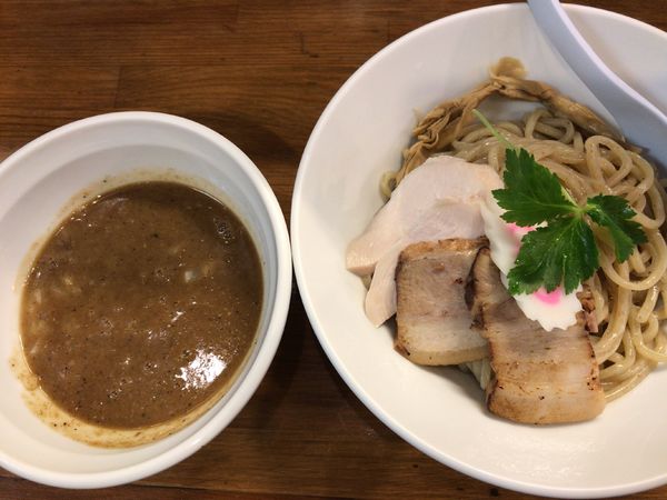 「濃厚煮干しつけ麺」@つけ麺 弐☆゛屋の写真