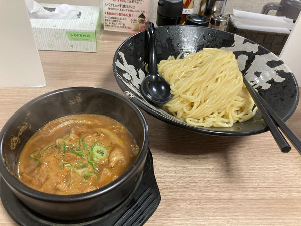 「カレーつけ麺虜」@越後つけ麺維新 大井町店の写真