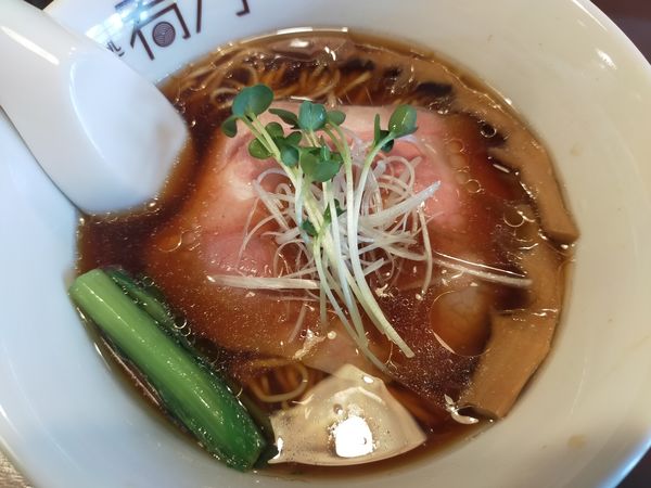 「比内地鶏ラーメン黒」@麺処 宥乃の写真