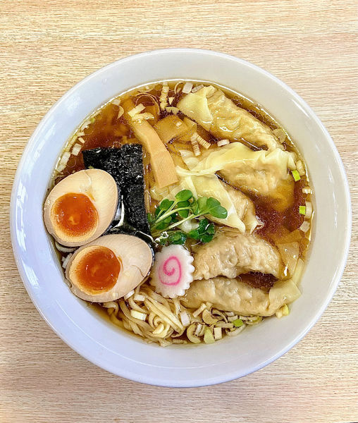 「雲呑麺 + 味玉」@麺処 大木の写真
