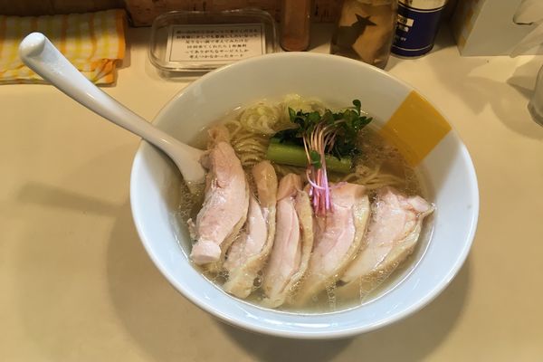 「塩生姜らー麺肉増し」@塩生姜らー麺専門店 MANNISH 浅草店の写真