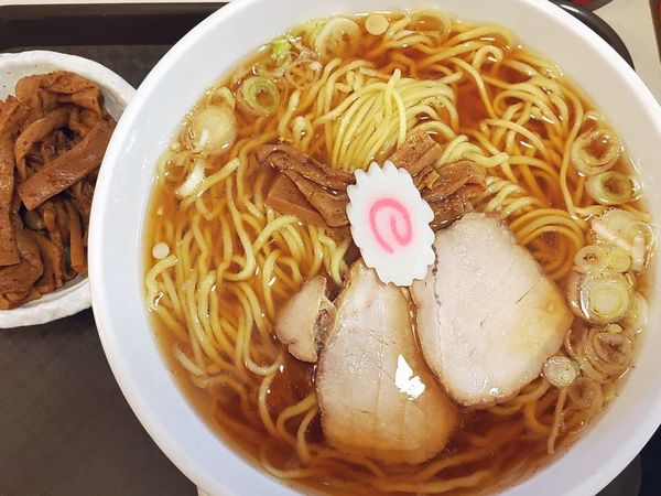 「メンマラーメン」@赤坂味一 亀戸店の写真