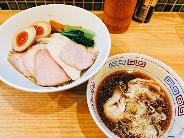 「特製つけ麺」@ほっこり中華そば もつけの写真