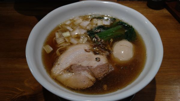 「醤油味玉らーめん¥850-」@瀬戸内いりこラーメン 古田島の写真