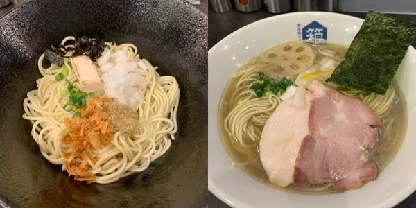 「煮干しラーメン　和え玉」@西永福の煮干箱の写真