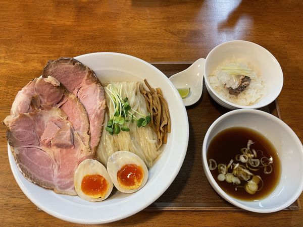 「醤油の昆布水つけ麺・特製1200円」@らぁ麺はうす Sumika0の写真