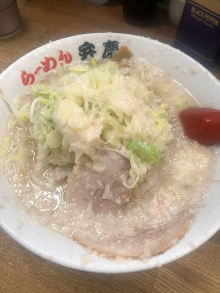 「ラーメン　¥800」@らーめん弁慶 門前仲町店の写真